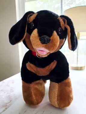 Build-A-Bear Promise Pets Rottweiler Puppy Plush Black and Tan Dog